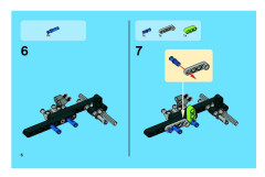 LEGO 8256 instructions page 6 – build guide