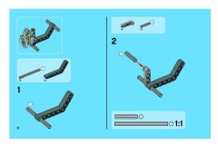LEGO 8256 instructions page 8 – build guide