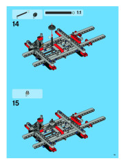 LEGO 8258 instructions page 13 – build guide