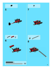 LEGO 8258 instructions page 23 – build guide