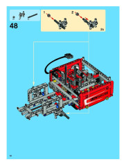 LEGO 8258 instructions page 52 – build guide