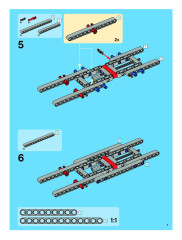 LEGO 8258 instructions page 7 – build guide