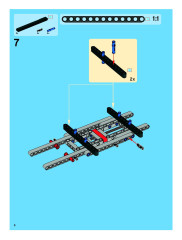 LEGO 8258 instructions page 8 – build guide