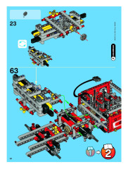 LEGO 8258 instructions page 84 – build guide