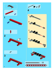 LEGO 8258 instructions page 2 – build guide