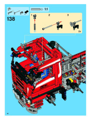LEGO 8258 instructions page 50 – build guide