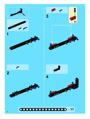 LEGO 8258 instructions page 6 – build guide