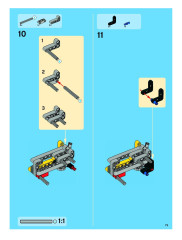 LEGO 8258 instructions page 75 – build guide