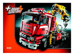 LEGO 8258 instructions page 1 – build guide