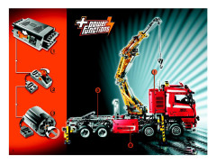 LEGO 8258 instructions page 2 – build guide