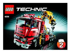 LEGO 8258 instructions page 1 – build guide