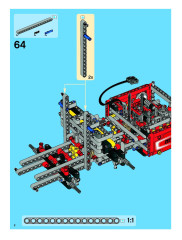 LEGO 8258 instructions page 2 – build guide