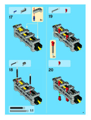 LEGO 8258 instructions page 41 – build guide