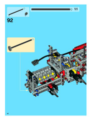 LEGO 8258 instructions page 64 – build guide