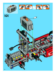LEGO 8258 instructions page 74 – build guide