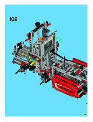 LEGO 8258 instructions page 75 – build guide