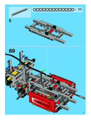 LEGO 8258 instructions page 9 – build guide