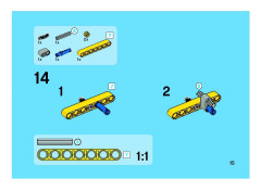 LEGO 8259 instructions page 15 – build guide