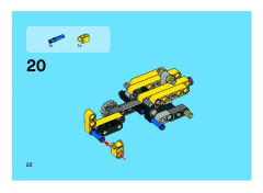 LEGO 8259 instructions page 22 – build guide