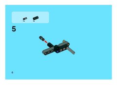 LEGO 8259 instructions page 6 – build guide