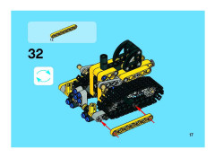 LEGO 8259 instructions page 17 – build guide