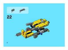 LEGO 8259 instructions page 2 – build guide
