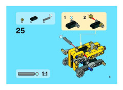 LEGO 8259 instructions page 5 – build guide