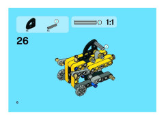LEGO 8259 instructions page 6 – build guide