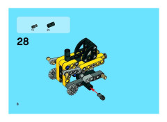 LEGO 8259 instructions page 8 – build guide