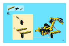 LEGO 8259 instructions page 21 – build guide