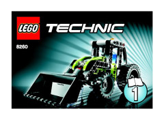 LEGO 8260 instructions page 1 – build guide