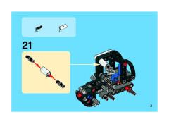 LEGO 8260 instructions page 3 – build guide