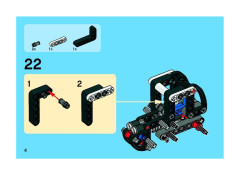 LEGO 8260 instructions page 4 – build guide