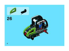 LEGO 8260 instructions page 8 – build guide