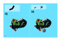 LEGO 8260 instructions page 14 – build guide