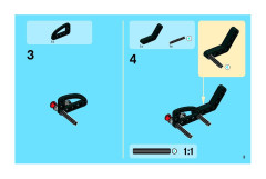 LEGO 8260 instructions page 3 – build guide
