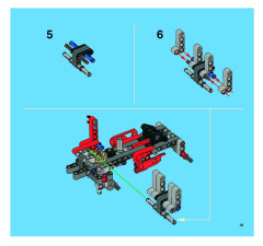 LEGO 8261 instructions page 19 – build guide