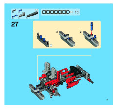 LEGO 8261 instructions page 21 – build guide