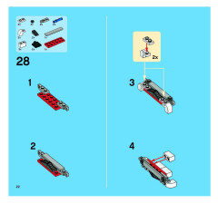 LEGO 8261 instructions page 22 – build guide