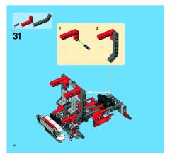 LEGO 8261 instructions page 26 – build guide