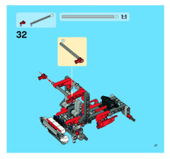LEGO 8261 instructions page 27 – build guide