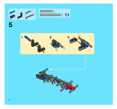 LEGO 8261 instructions page 4 – build guide