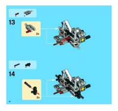 LEGO 8262 instructions page 10 – build guide