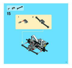 LEGO 8262 instructions page 11 – build guide