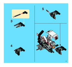 LEGO 8262 instructions page 17 – build guide