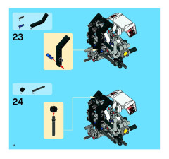 LEGO 8262 instructions page 18 – build guide