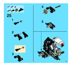 LEGO 8262 instructions page 19 – build guide
