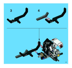 LEGO 8262 instructions page 21 – build guide