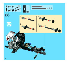 LEGO 8262 instructions page 22 – build guide