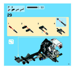 LEGO 8262 instructions page 23 – build guide